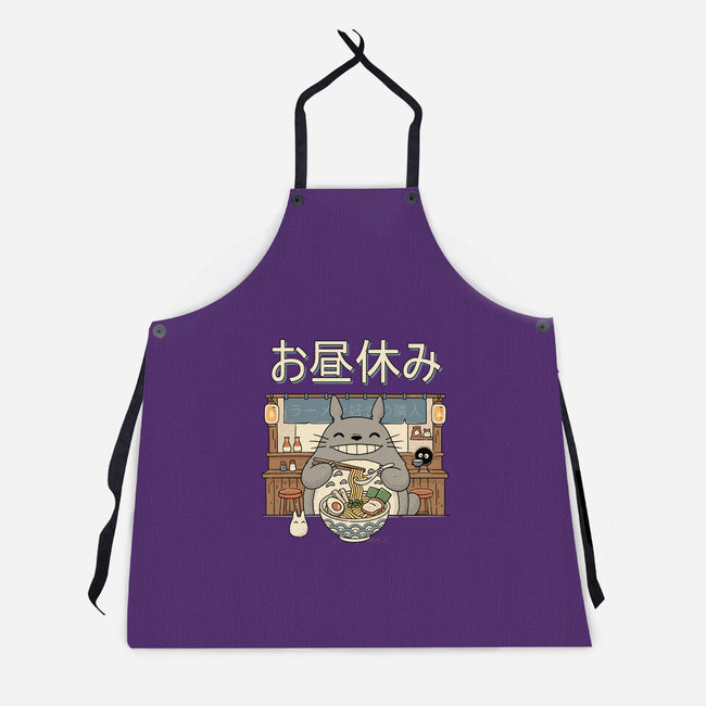 Lunch Break Spirit-Unisex-Kitchen-Apron-GODZILLARGE