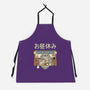 Lunch Break Spirit-Unisex-Kitchen-Apron-GODZILLARGE