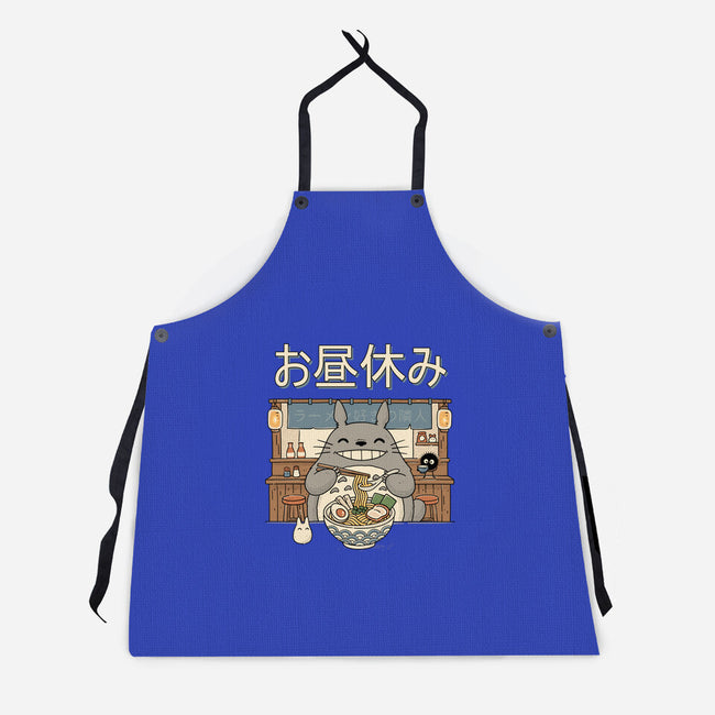 Lunch Break Spirit-Unisex-Kitchen-Apron-GODZILLARGE