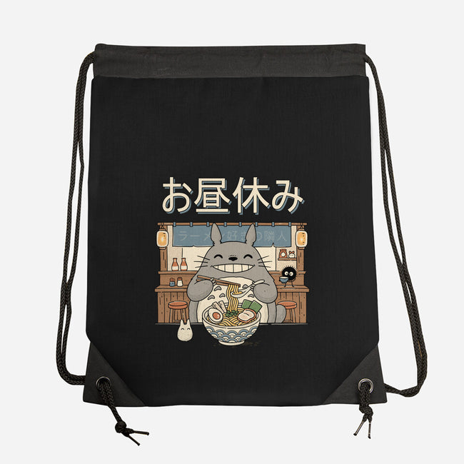 Lunch Break Spirit-None-Drawstring-Bag-GODZILLARGE