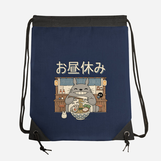 Lunch Break Spirit-None-Drawstring-Bag-GODZILLARGE