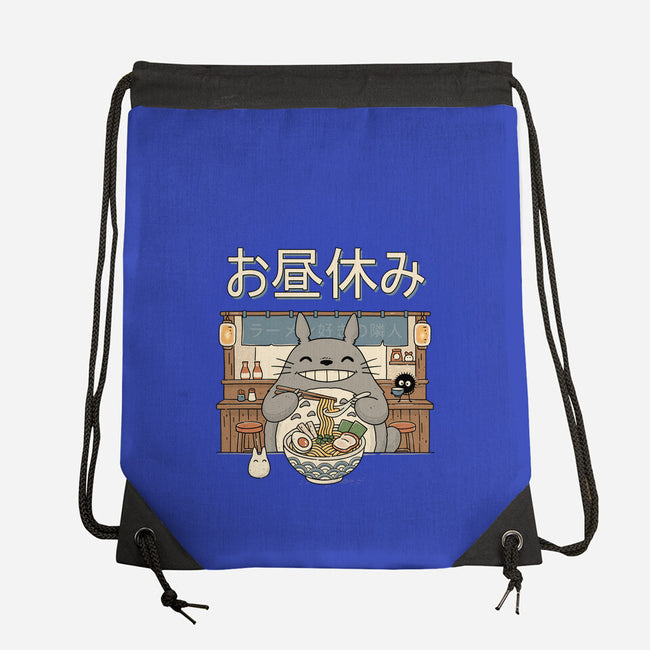 Lunch Break Spirit-None-Drawstring-Bag-GODZILLARGE
