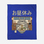 Lunch Break Spirit-None-Fleece-Blanket-GODZILLARGE