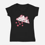 Bongo Cat Dnd-Womens-V-Neck-Tee-xMorfina