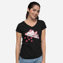 Bongo Cat Dnd-Womens-V-Neck-Tee-xMorfina