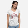Bongo Cat Dnd-Womens-V-Neck-Tee-xMorfina