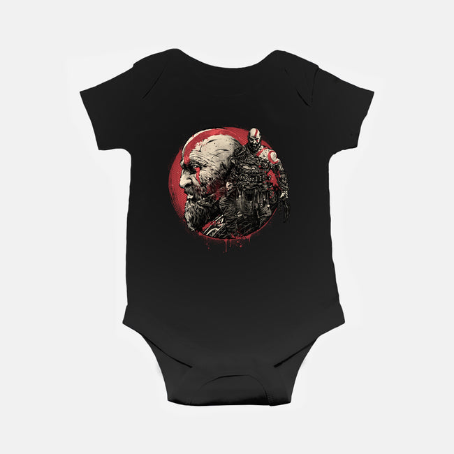 Born Of Chaos And Destruction-Baby-Basic-Onesie-glitchygorilla