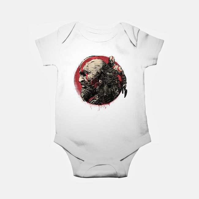 Born Of Chaos And Destruction-Baby-Basic-Onesie-glitchygorilla