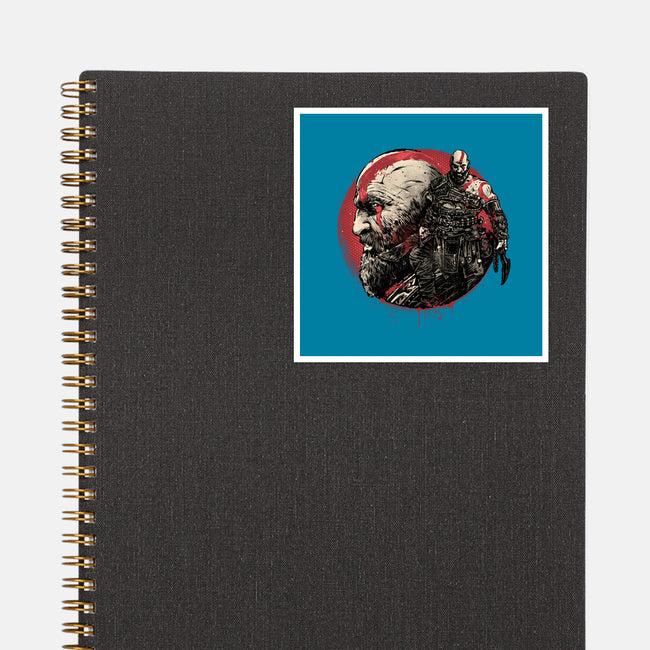 Born Of Chaos And Destruction-None-Glossy-Sticker-glitchygorilla