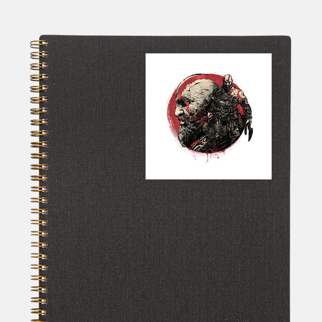 Born Of Chaos And Destruction-None-Glossy-Sticker-glitchygorilla