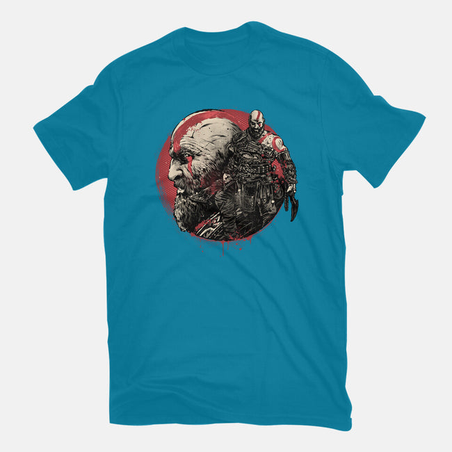 Born Of Chaos And Destruction-Unisex-Basic-Tee-glitchygorilla