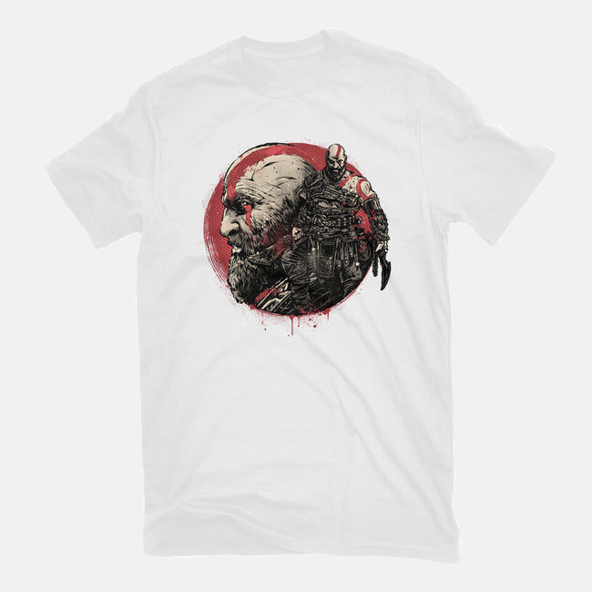 Born Of Chaos And Destruction-Womens-Fitted-Tee-glitchygorilla
