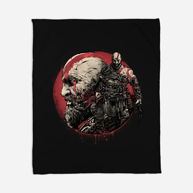 Born Of Chaos And Destruction-None-Fleece-Blanket-glitchygorilla