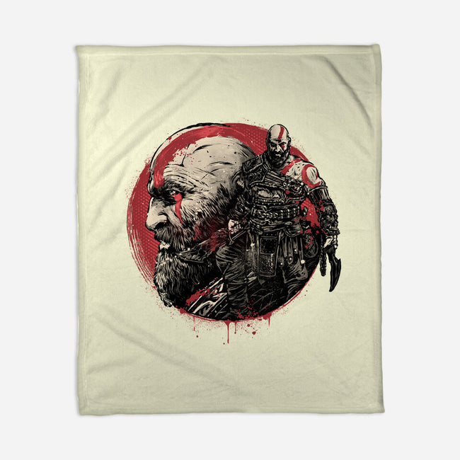 Born Of Chaos And Destruction-None-Fleece-Blanket-glitchygorilla