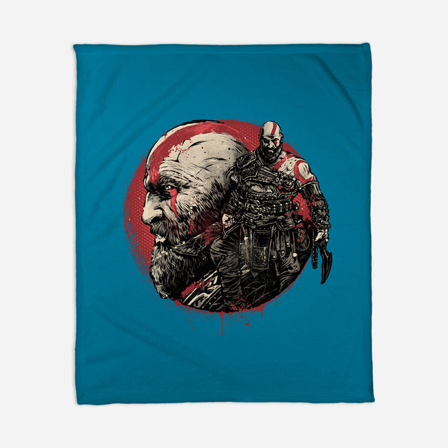 Born Of Chaos And Destruction-None-Fleece-Blanket-glitchygorilla