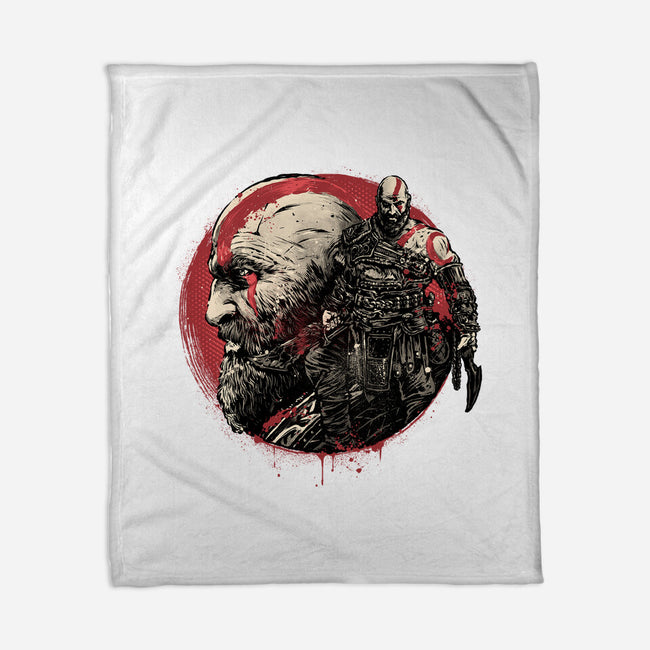 Born Of Chaos And Destruction-None-Fleece-Blanket-glitchygorilla