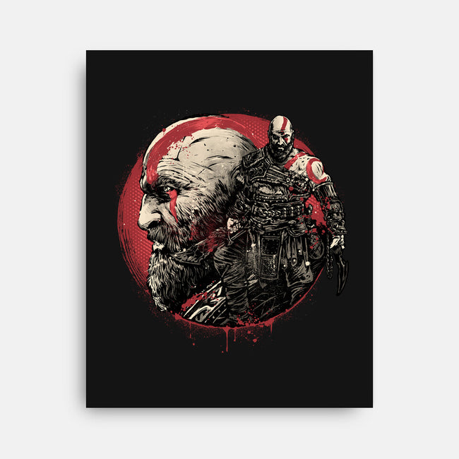 Born Of Chaos And Destruction-None-Stretched-Canvas-glitchygorilla