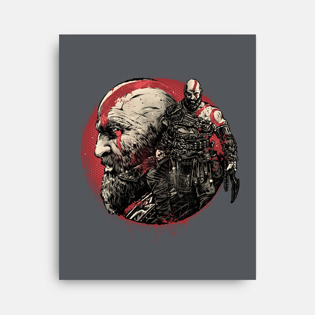 Born Of Chaos And Destruction-None-Stretched-Canvas-glitchygorilla