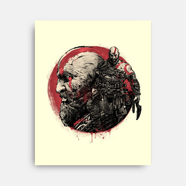Born Of Chaos And Destruction-None-Stretched-Canvas-glitchygorilla