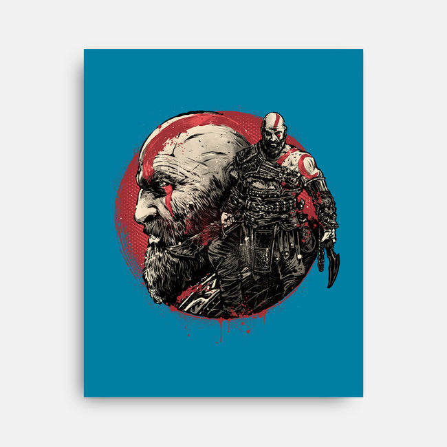 Born Of Chaos And Destruction-None-Stretched-Canvas-glitchygorilla