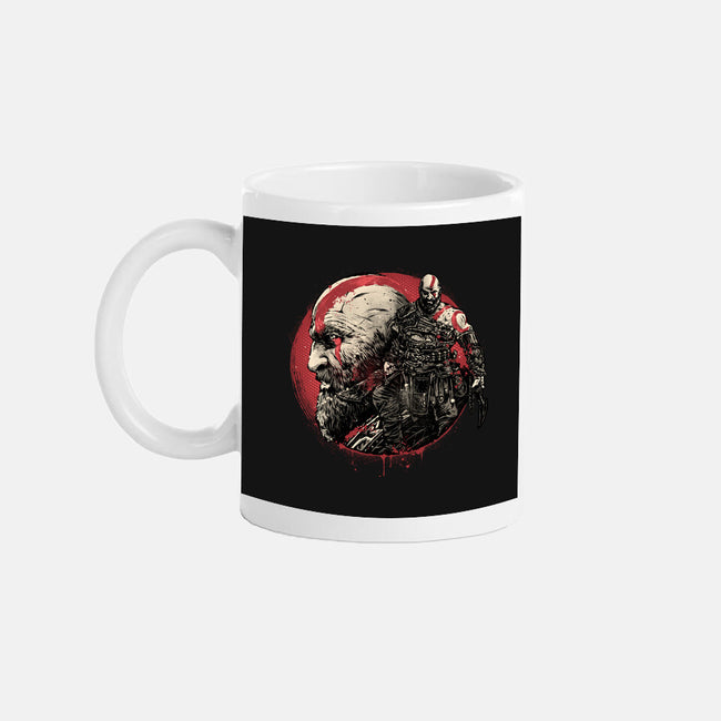 Born Of Chaos And Destruction-None-Mug-Drinkware-glitchygorilla
