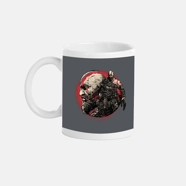 Born Of Chaos And Destruction-None-Mug-Drinkware-glitchygorilla