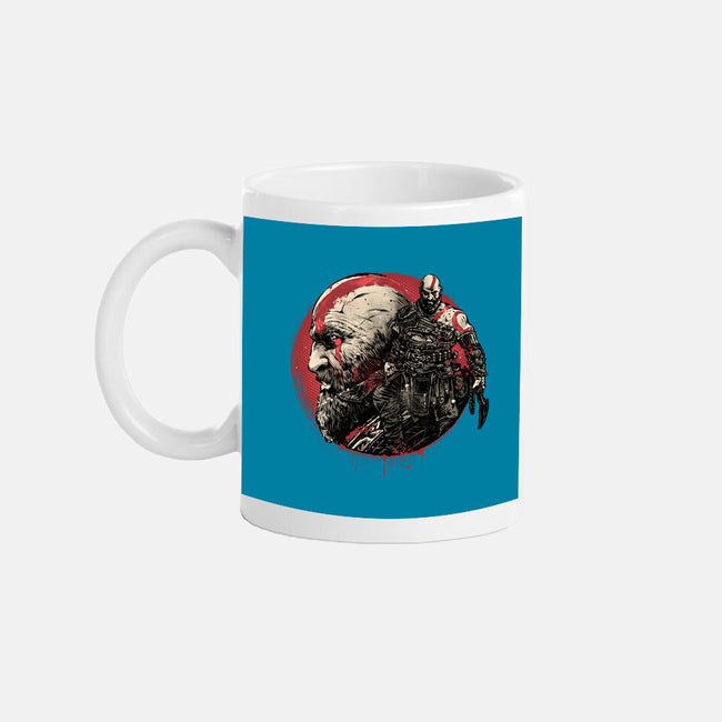 Born Of Chaos And Destruction-None-Mug-Drinkware-glitchygorilla