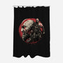 Born Of Chaos And Destruction-None-Polyester-Shower Curtain-glitchygorilla