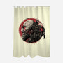 Born Of Chaos And Destruction-None-Polyester-Shower Curtain-glitchygorilla