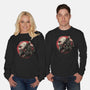 Born Of Chaos And Destruction-Unisex-Crew Neck-Sweatshirt-glitchygorilla