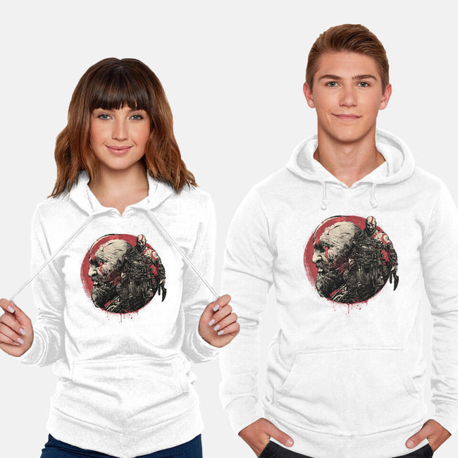 Born Of Chaos And Destruction-Unisex-Pullover-Sweatshirt-glitchygorilla
