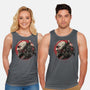 Born Of Chaos And Destruction-Unisex-Basic-Tank-glitchygorilla