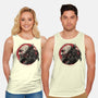 Born Of Chaos And Destruction-Unisex-Basic-Tank-glitchygorilla