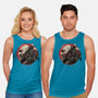 Born Of Chaos And Destruction-Unisex-Basic-Tank-glitchygorilla