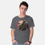 Born Of Chaos And Destruction-Mens-Basic-Tee-glitchygorilla