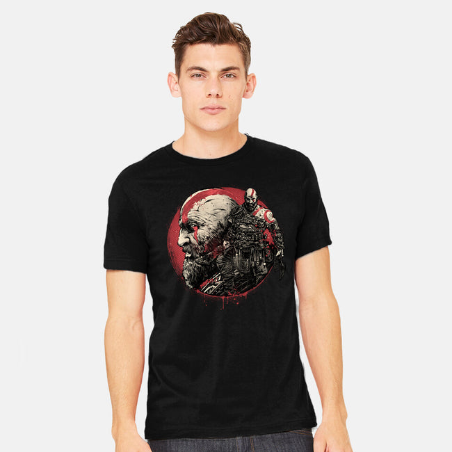 Born Of Chaos And Destruction-Mens-Heavyweight-Tee-glitchygorilla