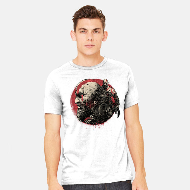 Born Of Chaos And Destruction-Mens-Heavyweight-Tee-glitchygorilla