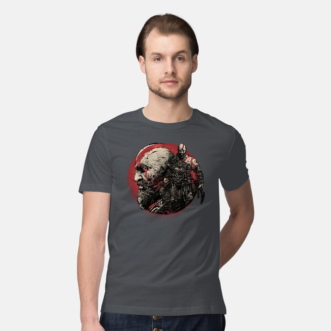 Born Of Chaos And Destruction-Mens-Premium-Tee-glitchygorilla