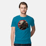 Born Of Chaos And Destruction-Mens-Premium-Tee-glitchygorilla