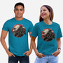Born Of Chaos And Destruction-Unisex-Basic-Tee-glitchygorilla