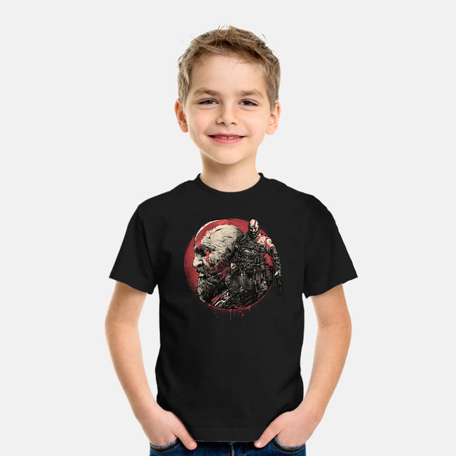 Born Of Chaos And Destruction-Youth-Basic-Tee-glitchygorilla