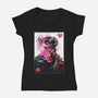 Ace Of Hearts-Womens-V-Neck-Tee-zascanauta