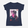 Ace Of Hearts-Womens-V-Neck-Tee-zascanauta