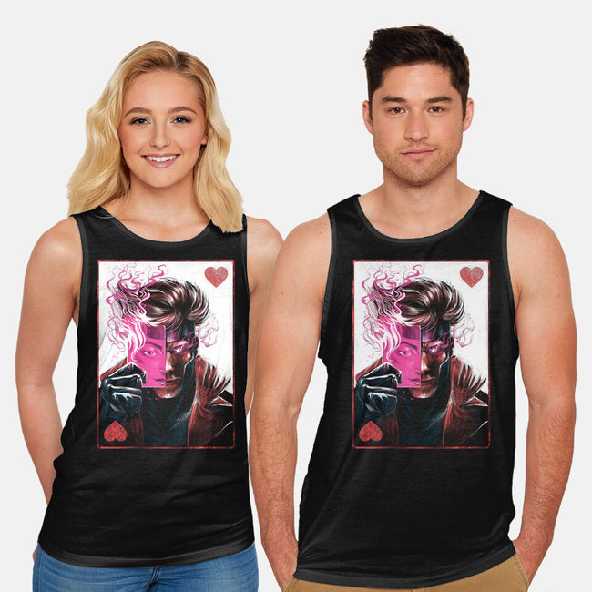 Ace Of Hearts-Unisex-Basic-Tank-zascanauta
