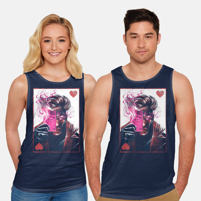 Ace Of Hearts-Unisex-Basic-Tank-zascanauta