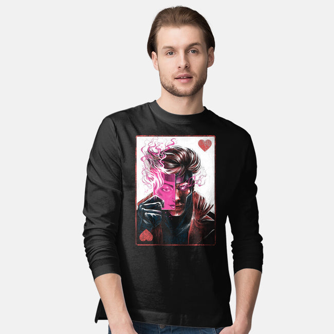 Ace Of Hearts-Mens-Long Sleeved-Tee-zascanauta