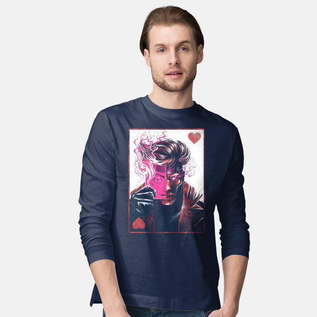 Ace Of Hearts-Mens-Long Sleeved-Tee-zascanauta