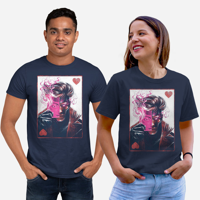 Ace Of Hearts-Unisex-Basic-Tee-zascanauta