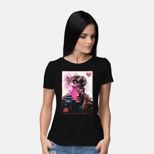 Ace Of Hearts-Womens-Basic-Tee-zascanauta