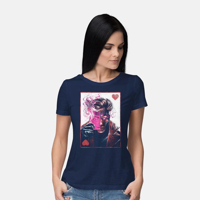 Ace Of Hearts-Womens-Basic-Tee-zascanauta